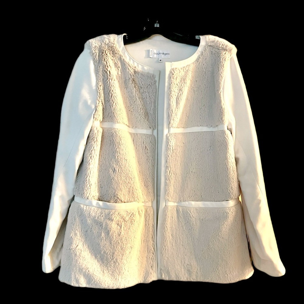 Courreges Faux Fur Jacket